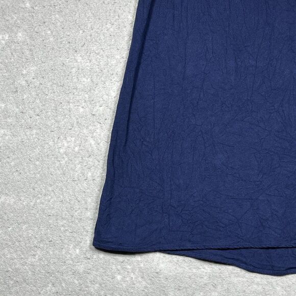 Lilly Pulitzer Jane Shift Dress 10 True Navy Gold Zipper Sleeveless Embroidered - Picture 5 of 12